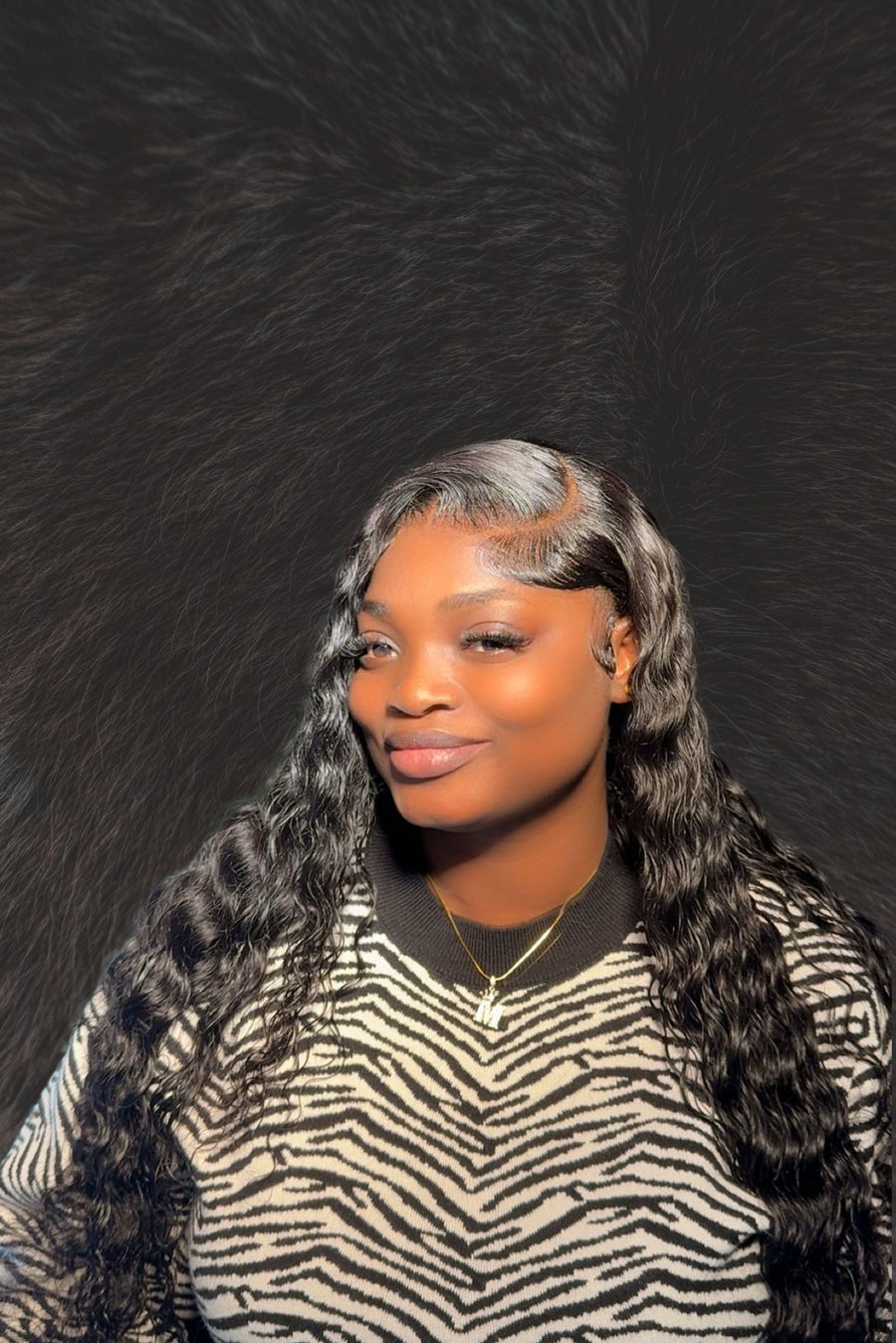 Closure or frontal sew in with curls / bodywave