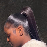 Natual Hair Sleek Ponytail