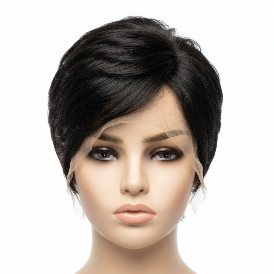 Custom Frontal Pixie + Hair