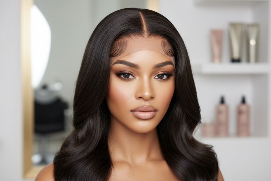 Full lace wig install